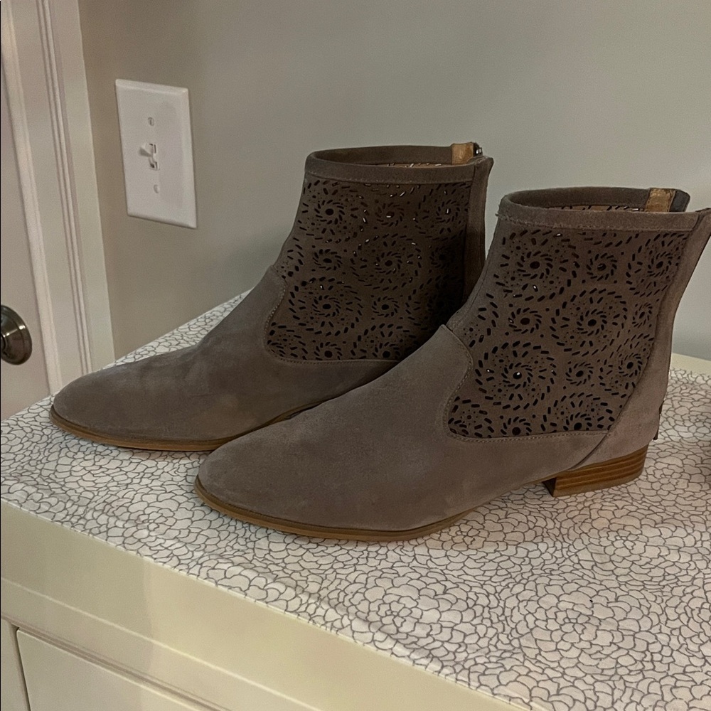 Jack Rogers Grey Ankle Booties